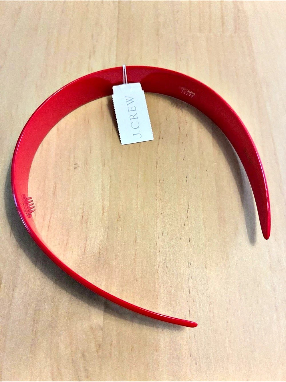 J.Crew AZ800 Red Headband Made in France